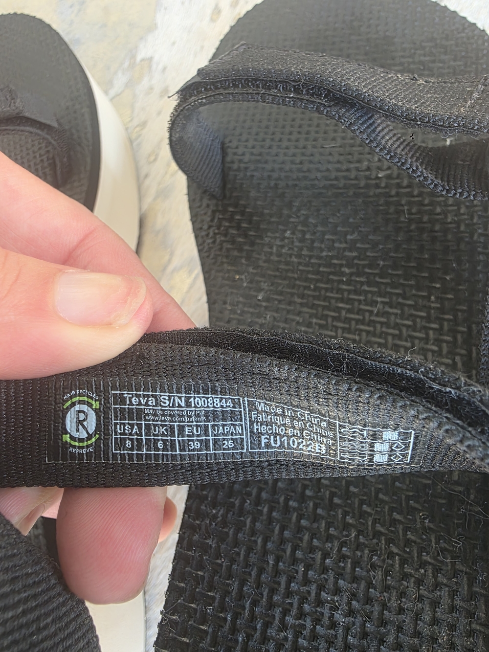 Teva Women’s Black Strappy Sandals - Picture 7 of 7